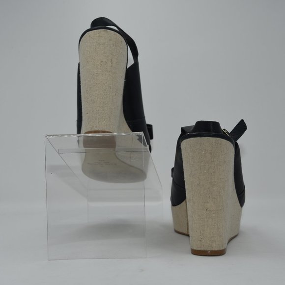 Kate Spade Blue Wooden Chuck Wedges Women 9M - Picture 5 of 5